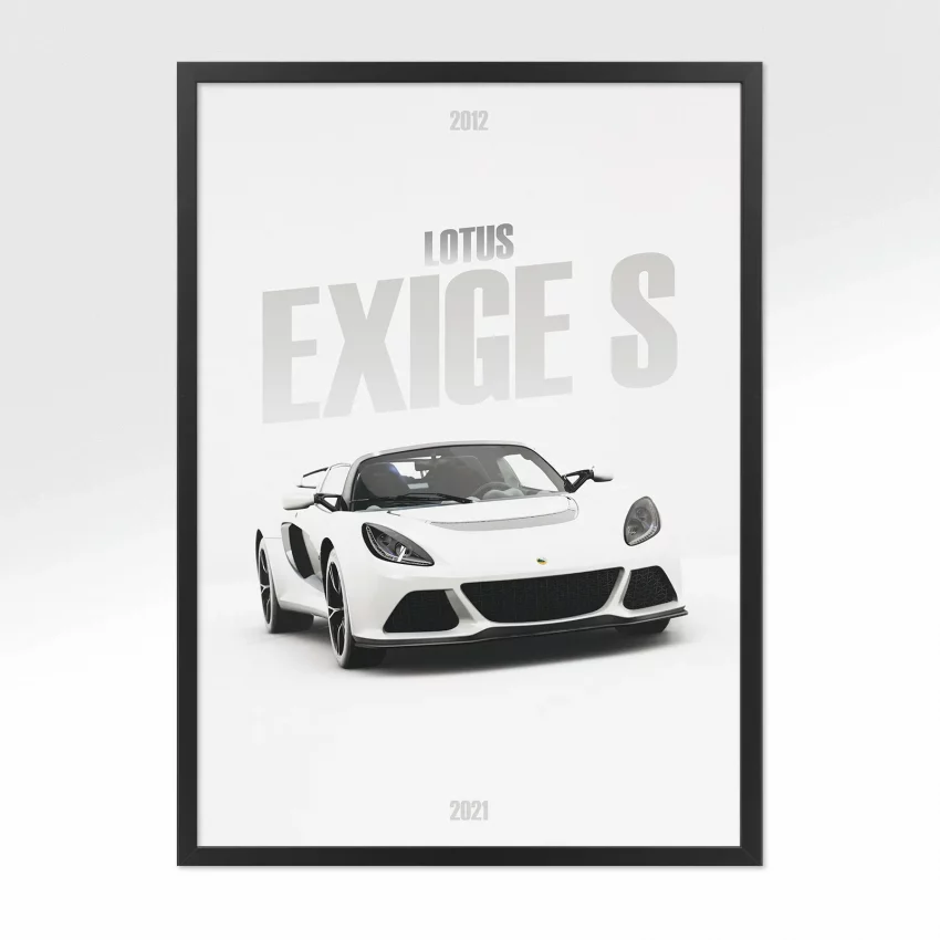Poster Lotus Exige S - Vue avant