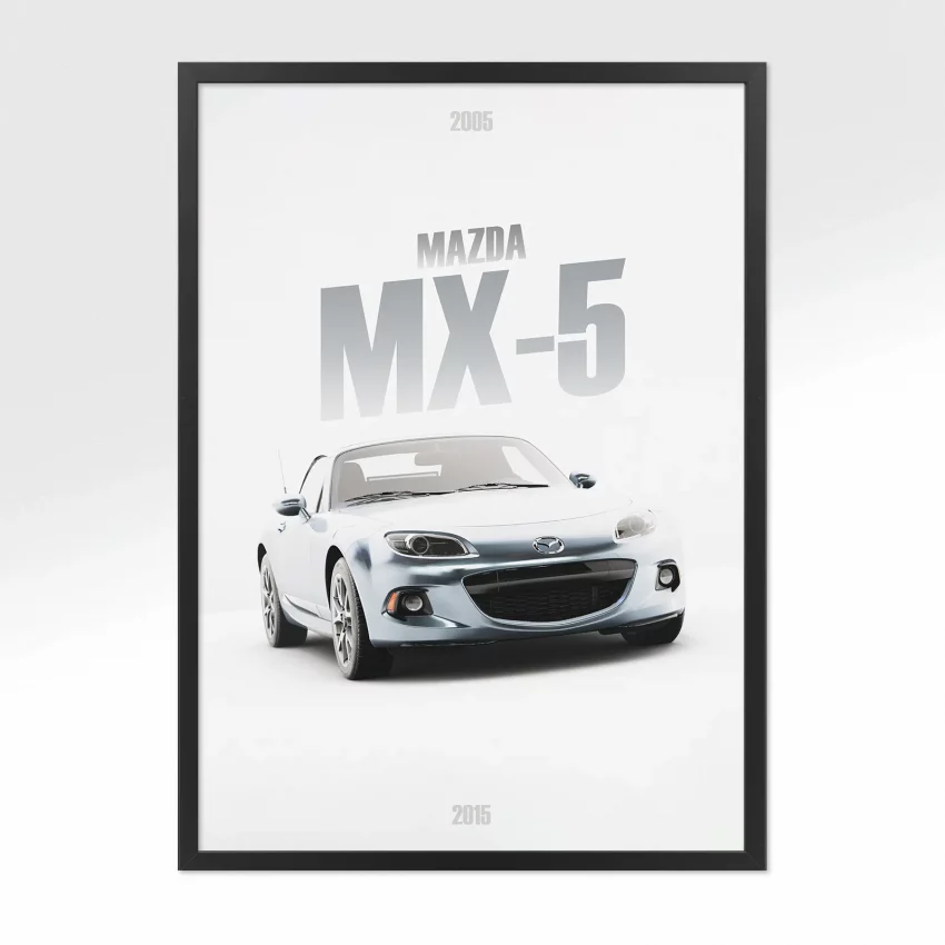 Poster Mazda MX-5 3ème gen - Vue avant