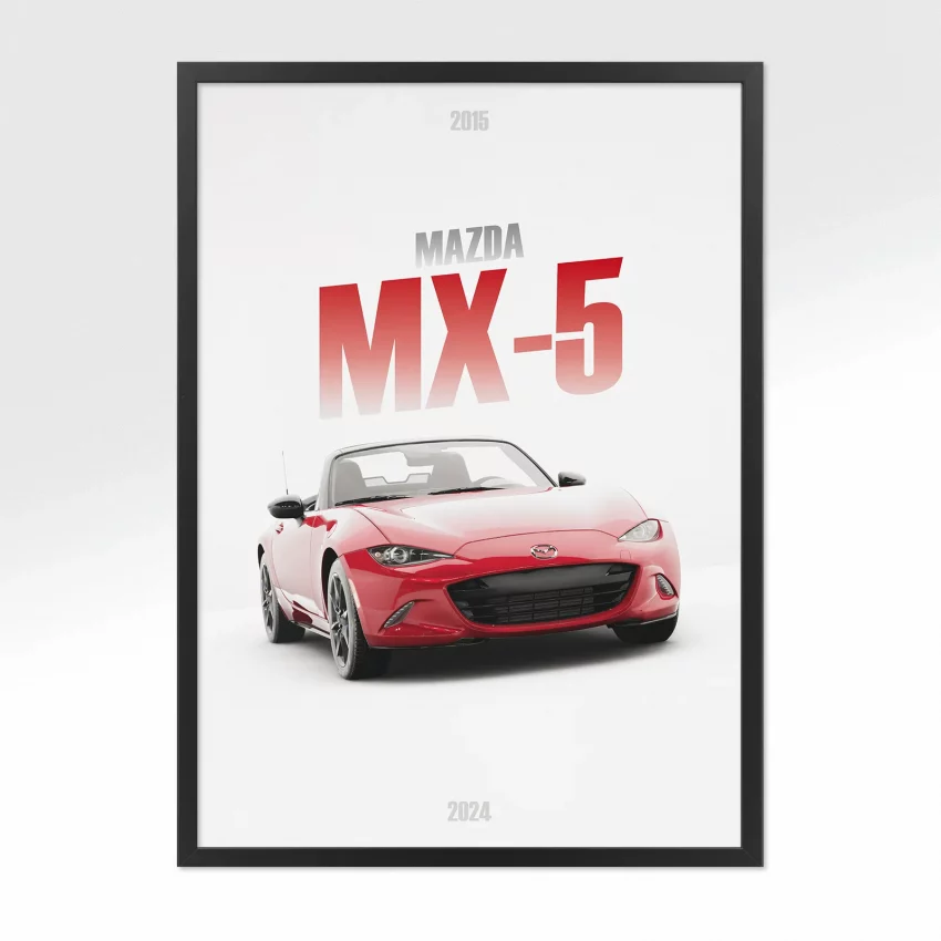 Poster Mazda MX-5 4ème gen - Vue avant