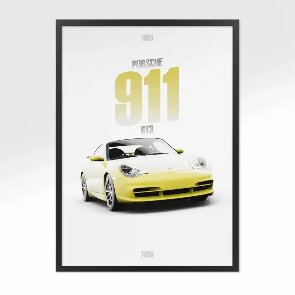 Poster Porsche 911 GT3 – Vue avant