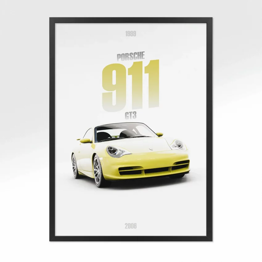 Poster Porsche 911 GT3 - Vue avant