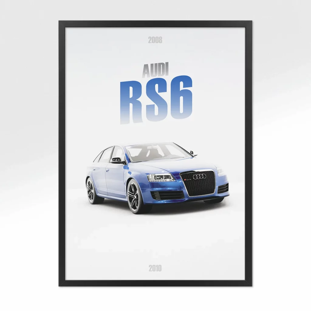 Affiche audi rs6 2008