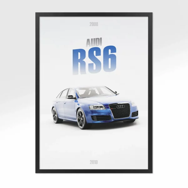 Poster Audi RS6 – Vue avant