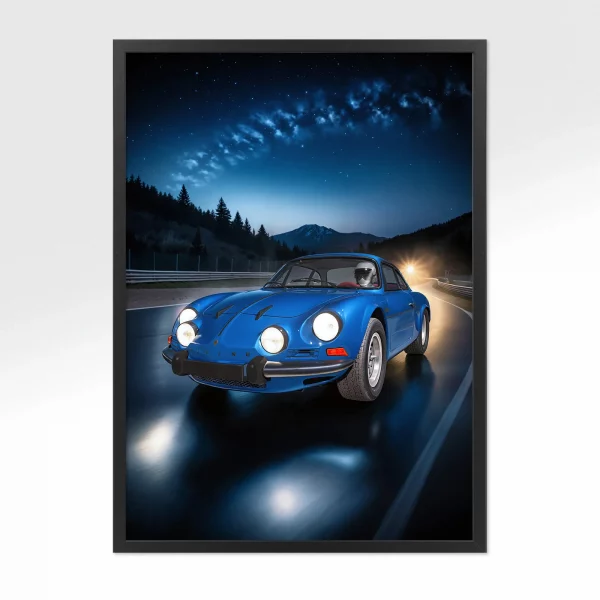 Poster Retromobile – Alpine A110 1600S