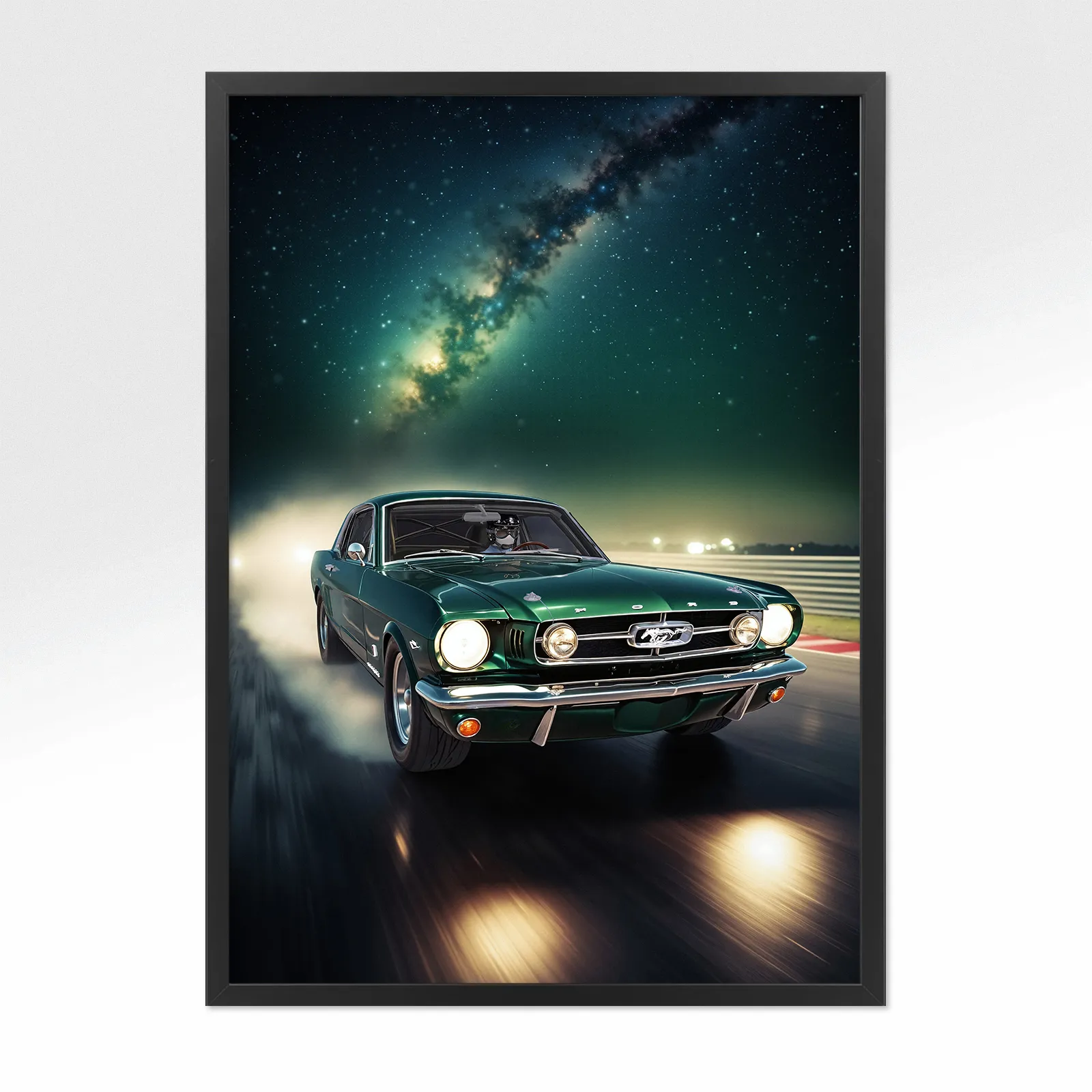 Poster ford mustang fastback 1965