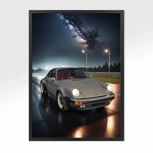 Poster Retromobile – Porsche 911 Carrera 3.2