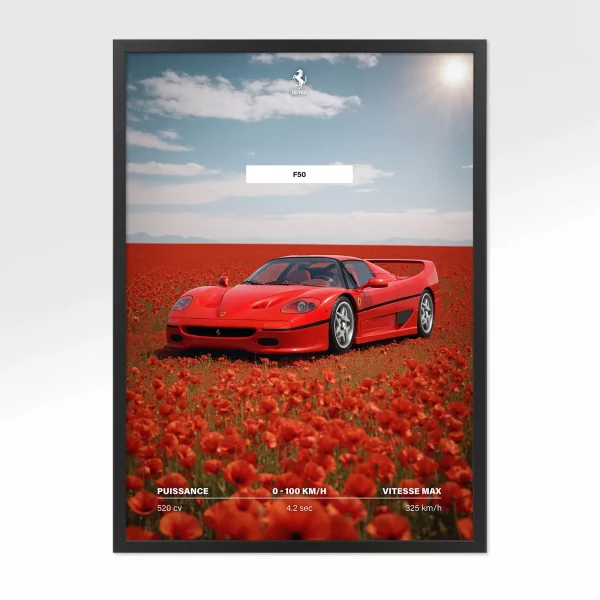 Poster Hypercar – Ferrari F50