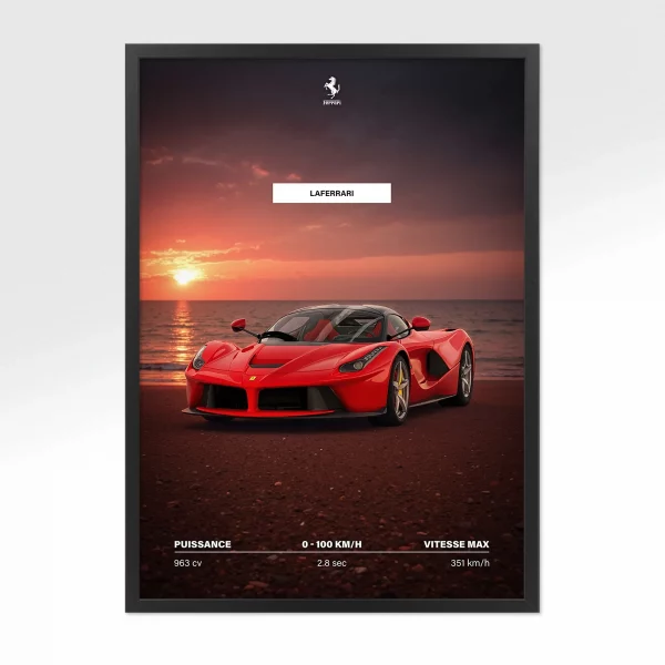 Poster Hypercar – Ferrari LaFerrari