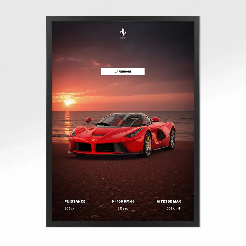 Poster Hypercar - Ferrari LaFerrari
