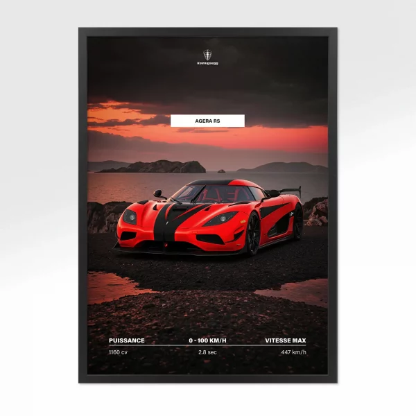 Poster Hypercar – Koenigsegg Agera RS