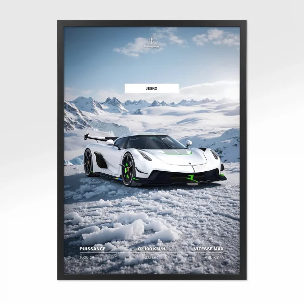 Poster Hypercar – Koenigsegg Jesko