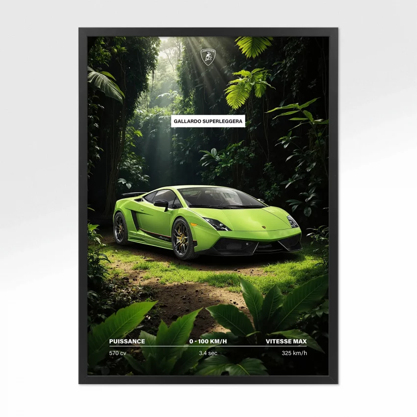 Poster Hypercar - Lamborghini Gallardo Superleggera