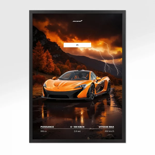 Poster Hypercar – McLaren P1