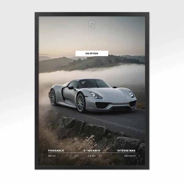 Poster Hypercar – Porsche 918 Spyder