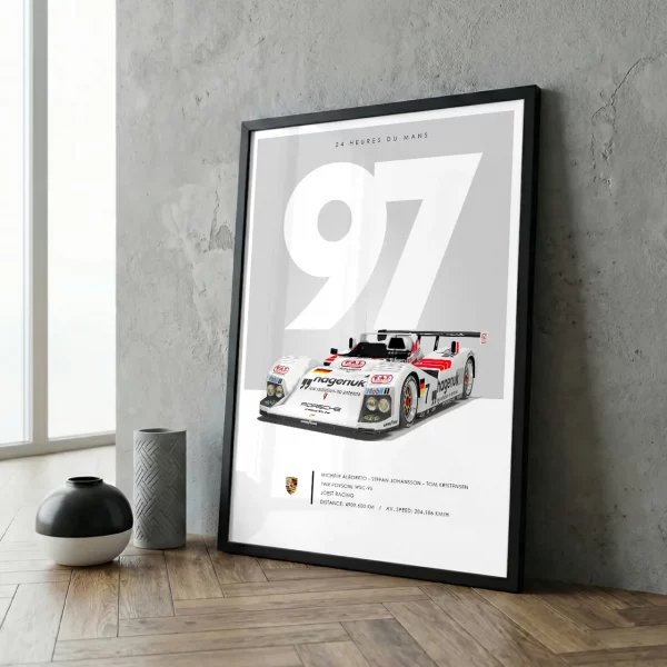 Poster 24h du Mans 1997 – TWR Porsche WSC-95