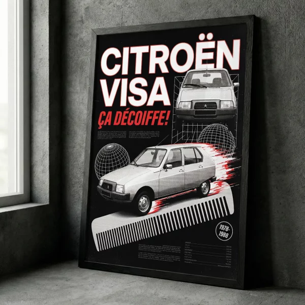 Poster Citroën Visa | Rétro-Pub