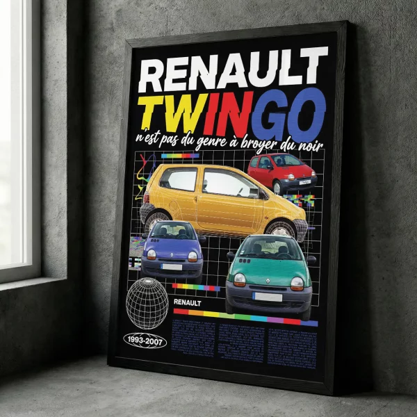 Poster Renault Twingo | Rétro-Pub