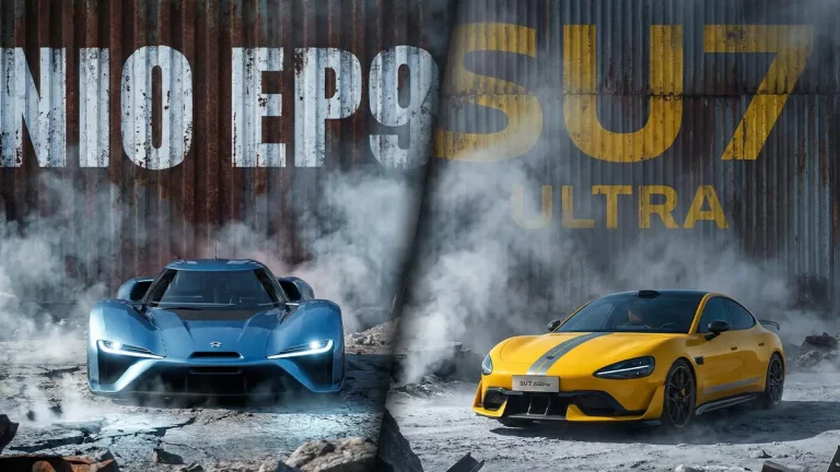 NIO EP9 et Xiaomi SU7 Ultra, la performance électrique chinoise
