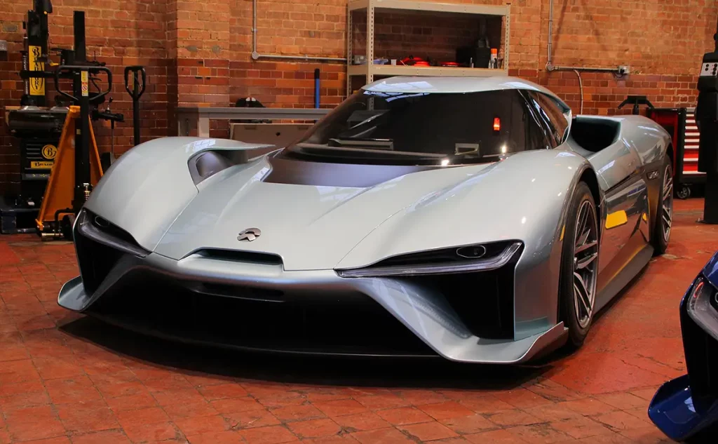 Photo de la EP9, hypercar électrique du constructeur chinois NIO