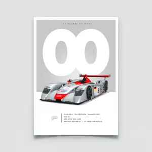 Poster 24h du Mans 2000, Audi R8