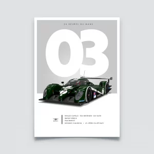 Poster 24h du Mans 2003, Bentley Speed 8