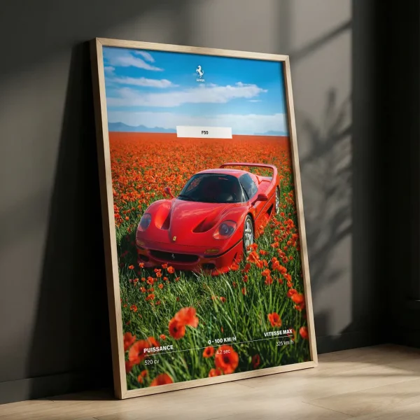 Poster Ferrari F50 | Collection Super Sport