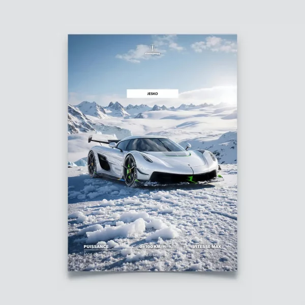 Poster Koenigsegg Jesko | Collection Super Sport