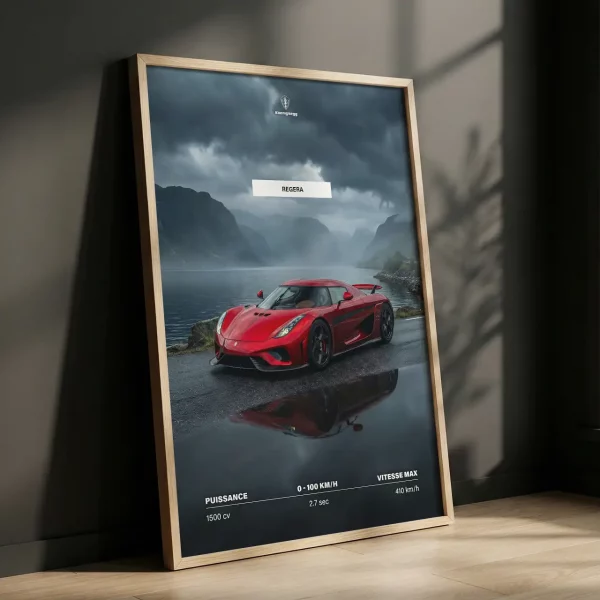 Poster Koenigsegg Regera | Collection Super Sport