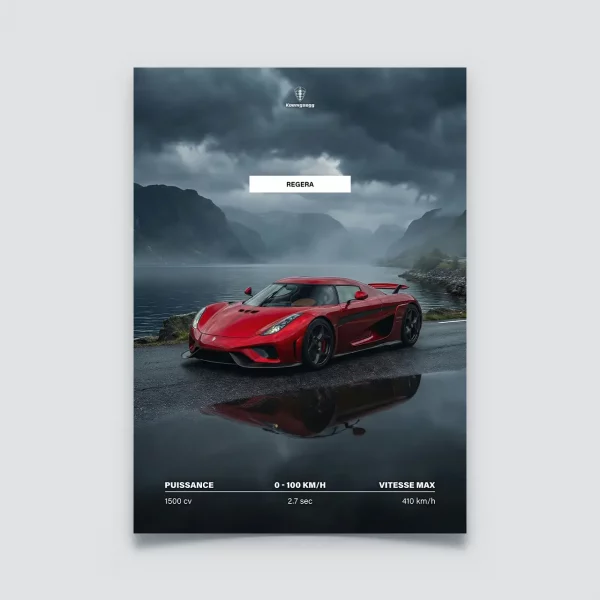 Poster Koenigsegg Regera | Collection Super Sport