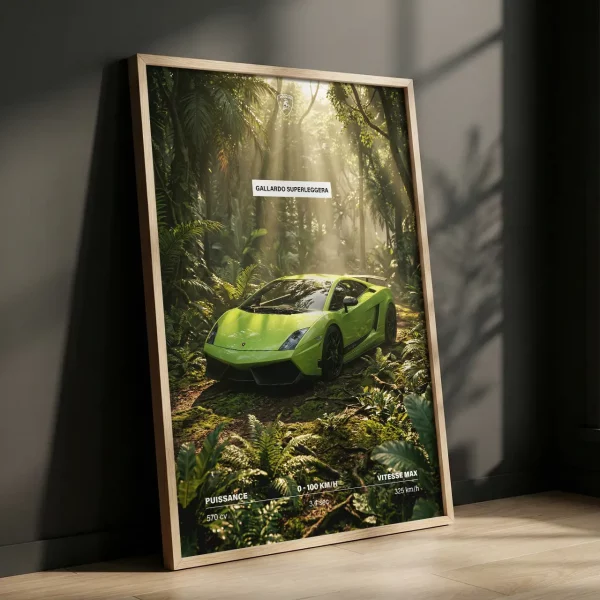 Poster Lamborghini Gallardo Superleggera | Collection Super Sport