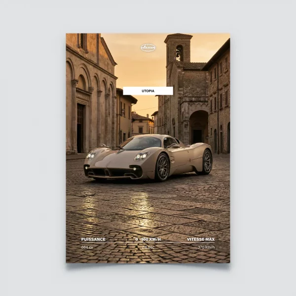 Poster Pagani Utopia | Collection Super Sport