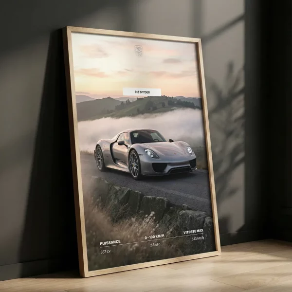 Poster Porsche 918 Spyder | Collection Super Sport