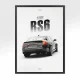 audi rs6 2002 back