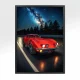 Poster chevrolet corvette sting ray