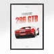ferrari 296 gtb back
