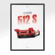 ferrari 512 s back