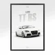 Affiche Audi TT RS 2009 - Vue Avant