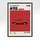 poster youngtimer autobianchi a112 abarth
