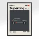 Poster youngtimer renault supercinq gt turbo