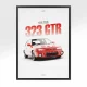 mazda 323 gtr front