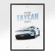 porsche taycan turbo s back
