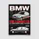Poster BMW Série 3 Compact E36, affiche e36 rétro