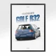volkswagen golf r32 2002 back